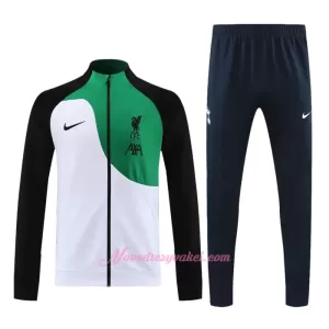 Liverpool FC White Teplákové Soupravy 2023-24 Zelená Liverpool FC White Teplákové Soupravy 2023-24 Zelená