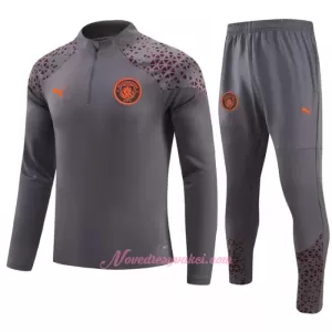 Manchester City Gray Version Tréninkové Teplákové Soupravy 2023-24 Manchester City Gray Version Tréninkové Teplákové Soupravy 2023-24