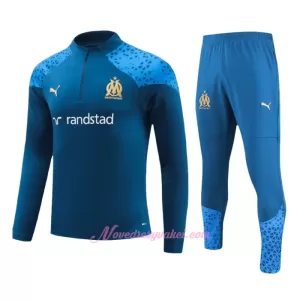 Olympique de Marseille Navy Version Tréninkové Teplákové Soupravy 2023-24