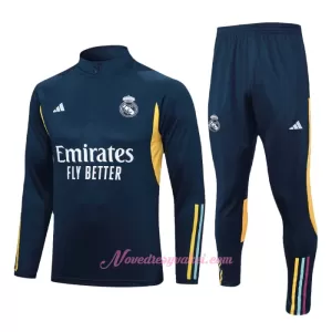 Real Madrid Navy Version Tréninkové Teplákové Soupravy 2023-24 Real Madrid Navy Version Tréninkové Teplákové Soupravy 2023-24