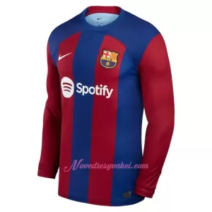 Fotbalové Dresy FC Barcelona Domácí 2023-24 Dlouhý Rukáv Fotbalové Dresy FC Barcelona Domácí 2023-24 Dlouhý Rukáv