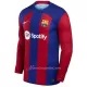 Fotbalové Dresy FC Barcelona Gavi 6 Domácí 2023-24 Dlouhý Rukáv