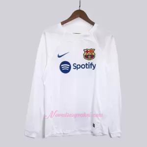 Fotbalové Dresy FC Barcelona Venkovní 2023-24 Dlouhý Rukáv Fotbalové Dresy FC Barcelona Venkovní 2023-24 Dlouhý Rukáv