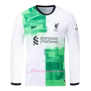 Fotbalové Dresy Liverpool FC Venkovní 2023-24 Dlouhý Rukáv Fotbalové Dresy Liverpool FC Venkovní 2023-24 Dlouhý Rukáv