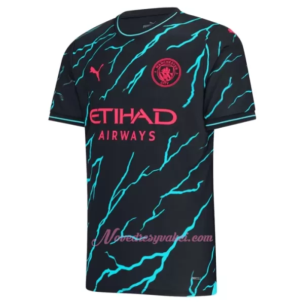 Fotbalové Dresy Manchester City Jérémy Doku 11 Dětské Alternativní 2023-24