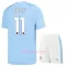 Fotbalové Dresy Manchester City Jérémy Doku 11 Dětské Domácí 2023-24