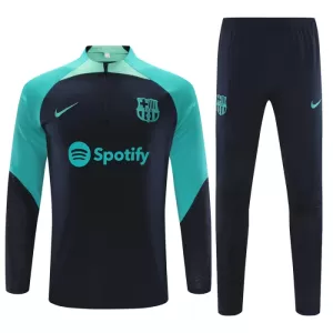 Barcelona Tréninkové Teplákové Soupravy Dětské 2023-24 Černá Barcelona Tréninkové Teplákové Soupravy Dětské 2023-24 Černá