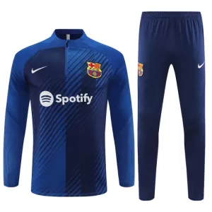FC Barcelona Tréninkové Teplákové Soupravy Dětské 2023-24 Modrá FC Barcelona Tréninkové Teplákové Soupravy Dětské 2023-24 Modrá
