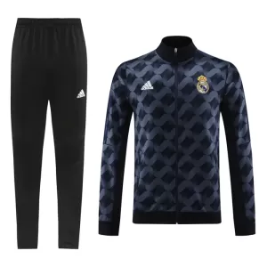 Real Madrid Tréninkový Bunda Kapucí Soupravy Dětské 2023-24 Námořnictvo Real Madrid Tréninkový Bunda Kapucí Soupravy Dětské 2023-24 Námořnictvo