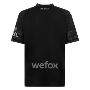 Fotbalové Dresy AC Milán Dětské Čtvrtý 2023-24 Černá