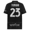 Fotbalové Dresy AC Milán Fikayo Tomori 23 Čtvrtý 2023-24 Černá