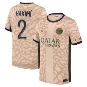 Fotbalové Dresy Paris Saint-Germain Achraf Hakimi 2 Čtvrtý Jordan 2023-24 Fotbalové Dresy Paris Saint-Germain Achraf Hakimi 2 Čtvrtý Jordan 2023-24