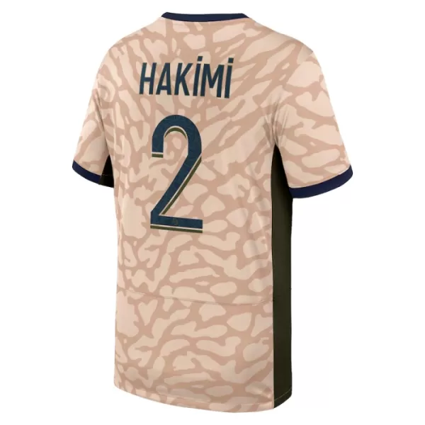 Fotbalové Dresy Paris Saint-Germain Achraf Hakimi 2 Čtvrtý Jordan 2023-24