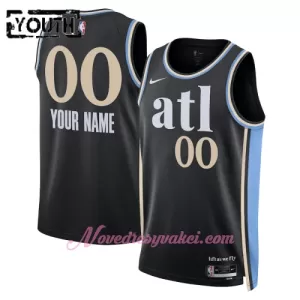 Dresy Atlanta Hawks Dětské City Edition Swingman 2023-24 Černá