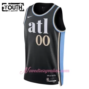 Dresy Atlanta Hawks Dětské City Edition Swingman 2023-24 Černá