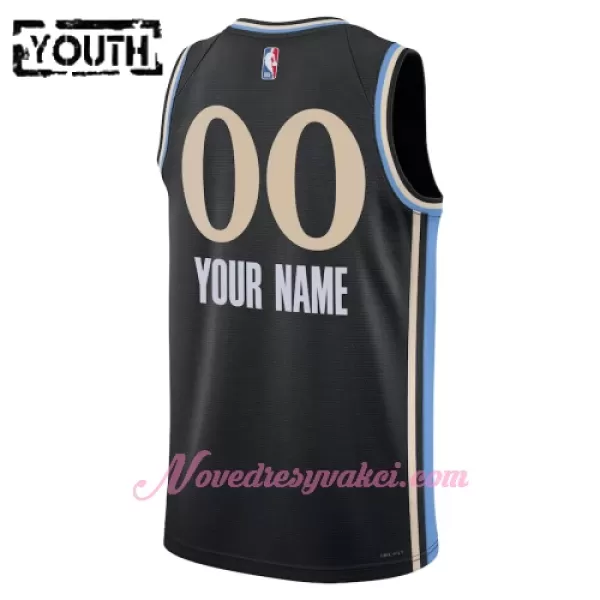Dresy Atlanta Hawks Dětské City Edition Swingman 2023-24 Černá