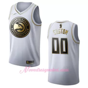 Dresy Atlanta Hawks Golden Edition Swingman Bílý