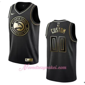 Dresy Atlanta Hawks Golden Edition Swingman Černá