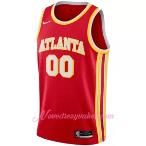 Dresy Atlanta Hawks Icon Edition Swingman 2023-24 Červené