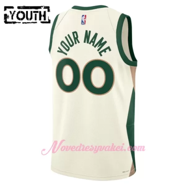 Dresy Boston Celtics Dětské City Edition Swingman 2023-24 Bílý