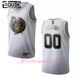 Dresy Boston Celtics Dětské Golden Edition Swingman Bílý