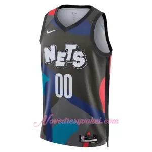 Dresy Brooklyn Nets City Edition Swingman 2023-24 Černá