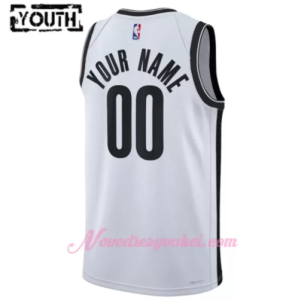 Dresy Brooklyn Nets Dětské Association Edition Swingman 2023-24 Bílý