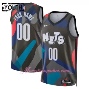 Dresy Brooklyn Nets Dětské City Edition Swingman 2023-24 Černá