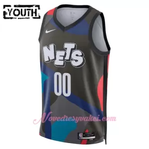 Dresy Brooklyn Nets Dětské City Edition Swingman 2023-24 Černá