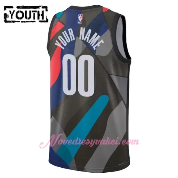 Dresy Brooklyn Nets Dětské City Edition Swingman 2023-24 Černá
