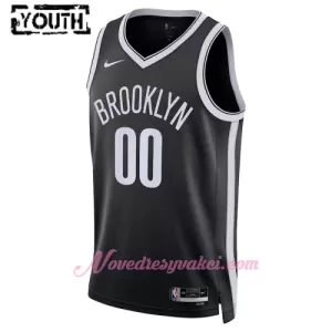 Dresy Brooklyn Nets Dětské Icon Edition Swingman 2023-24 Černá