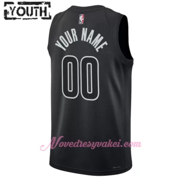 Dresy Brooklyn Nets Dětské Statement Edition Swingman 2023-24 Černá