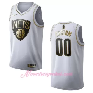 Dresy Brooklyn Nets Golden Edition Swingman Bílý