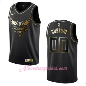 Dresy Charlotte Hornets Golden Edition Swingman Černá