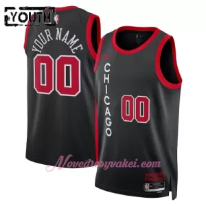 Dresy Chicago Bulls Dětské City Edition Swingman 2023-24 Černá Dresy Chicago Bulls Dětské City Edition Swingman 2023-24 Černá