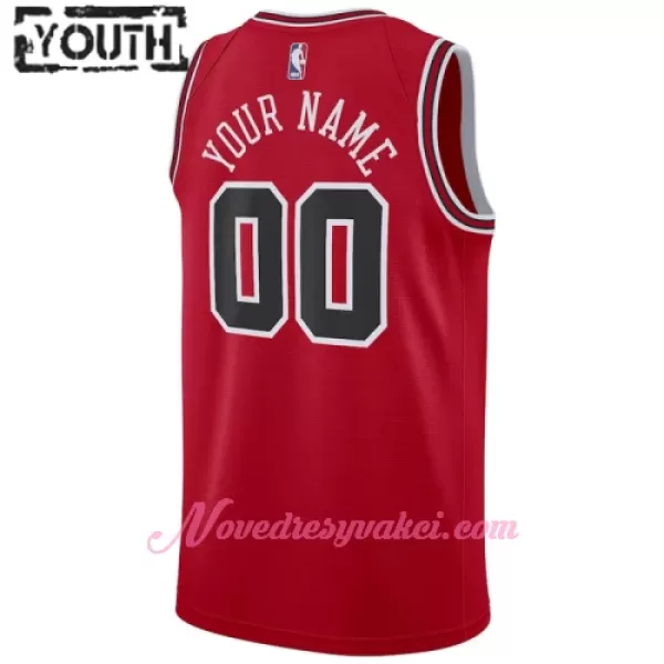 Dresy Chicago Bulls Dětské Icon Edition Swingman 2023-24 Červené