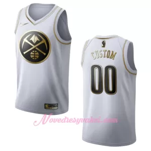 Dresy Denver Nuggets Limited Golden Edition Swingman Bílý