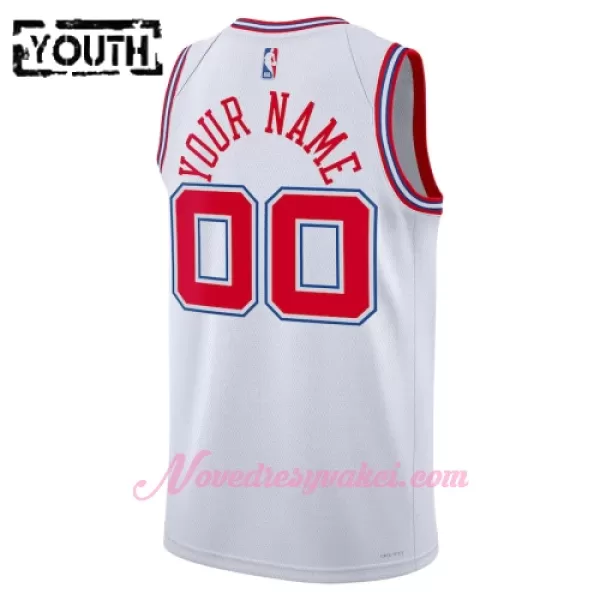 Dresy Houston Rockets Dětské City Edition Swingman 2023-24 Bílý