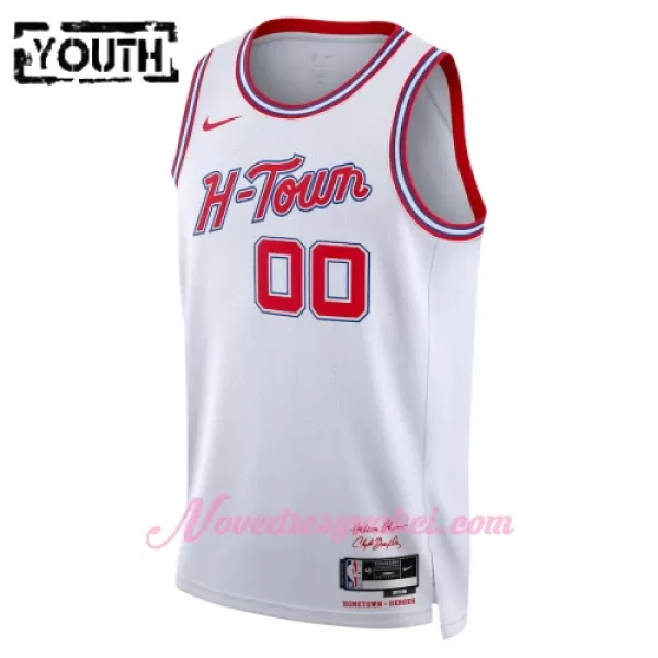 Dresy Houston Rockets Dětské City Edition Swingman 2023-24 Bílý