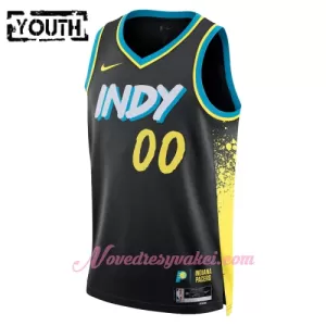 Dresy Indiana Pacers Dětské City Edition Swingman 2023-24 Černá