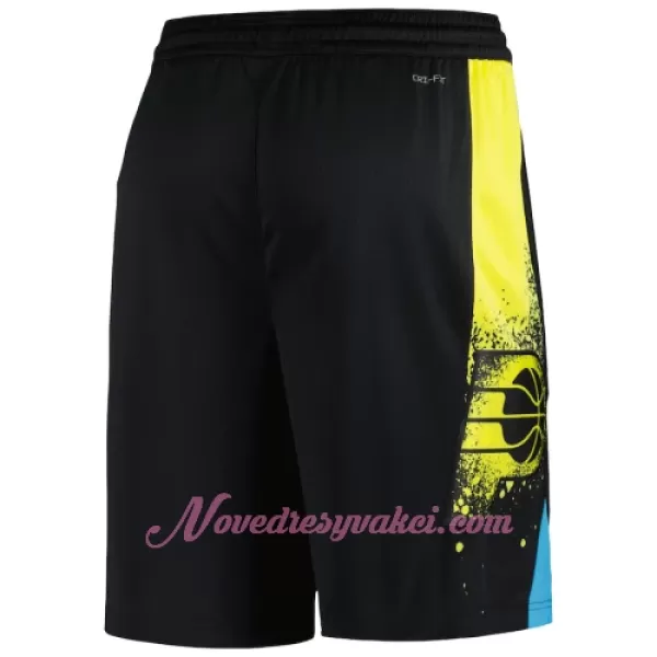 Kraťasy NBA Indiana Pacers City Edition Swingman Černá