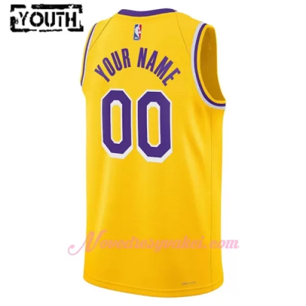 Dresy Los Angeles Lakers Dětské Icon Edition Swingman 2023-24 Žlutá