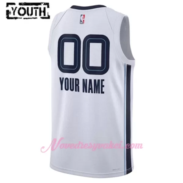 Dresy Memphis Grizzlies Dětské Association Edition Swingman 2023-24 Bílý