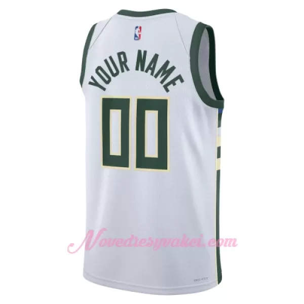 Dresy Milwaukee Bucks Association Edition Swingman 2023-24 Bílý