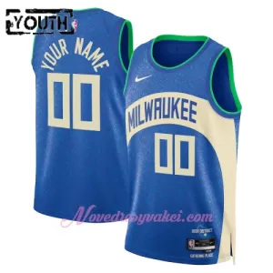 Dresy Milwaukee Bucks Dětské City Edition Swingman 2023-24 Dresy Milwaukee Bucks Dětské City Edition Swingman 2023-24