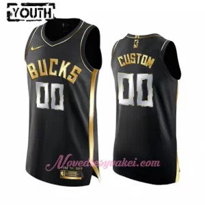 Dresy Milwaukee Bucks Dětské Limited Golden Edition Swingman Černá Dresy Milwaukee Bucks Dětské Limited Golden Edition Swingman Černá