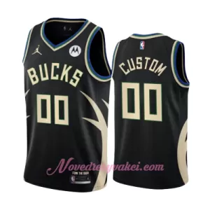 Dresy Milwaukee Bucks Statement Edition Swingman 2023-24 Černá Dresy Milwaukee Bucks Statement Edition Swingman 2023-24 Černá