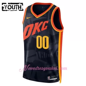 Dresy Oklahoma City Thunder Dětské City Edition Swingman 2023-24 Námořnictvo