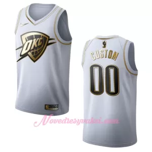 Dresy Oklahoma City Thunder Golden Edition Swingman Bílý