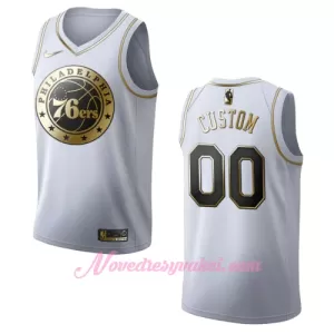 Dresy Philadelphia 76ers Golden Edition Swingman Bílý Dresy Philadelphia 76ers Golden Edition Swingman Bílý